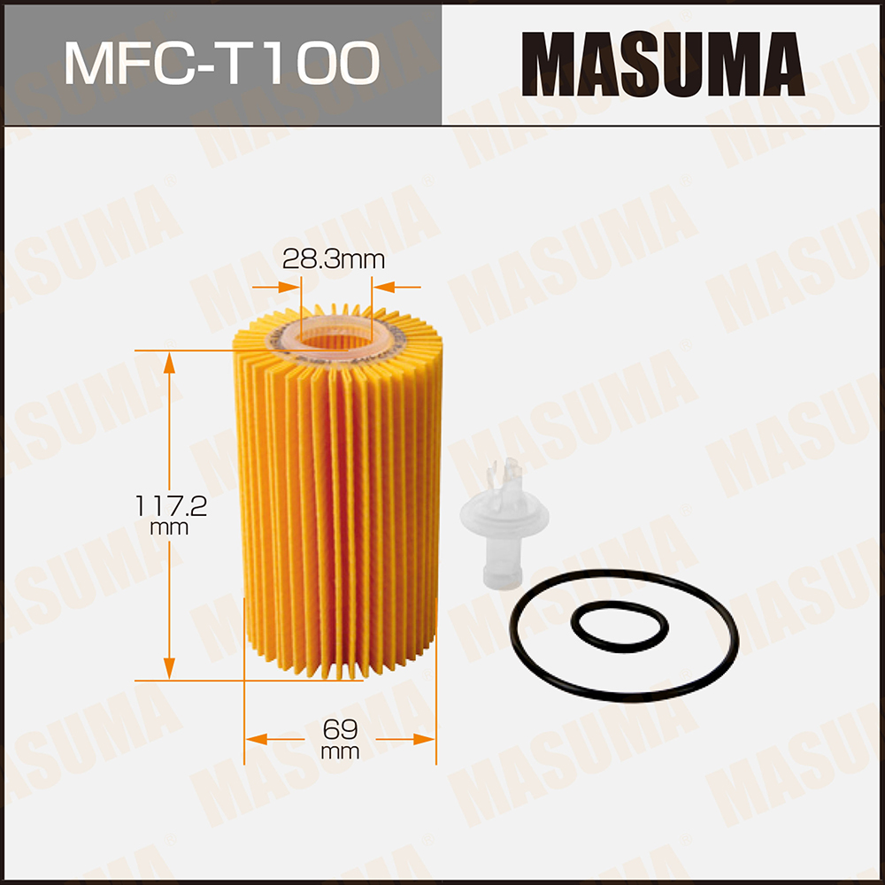Фильтр масляный MASUMA MFCT100