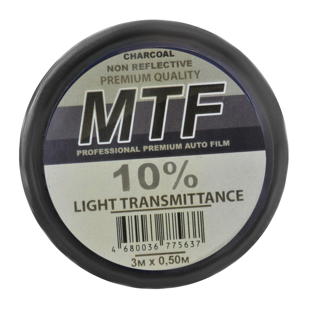 Пленка тонировочная MTF PREMIUM черная 10% 0.5х3м 54404