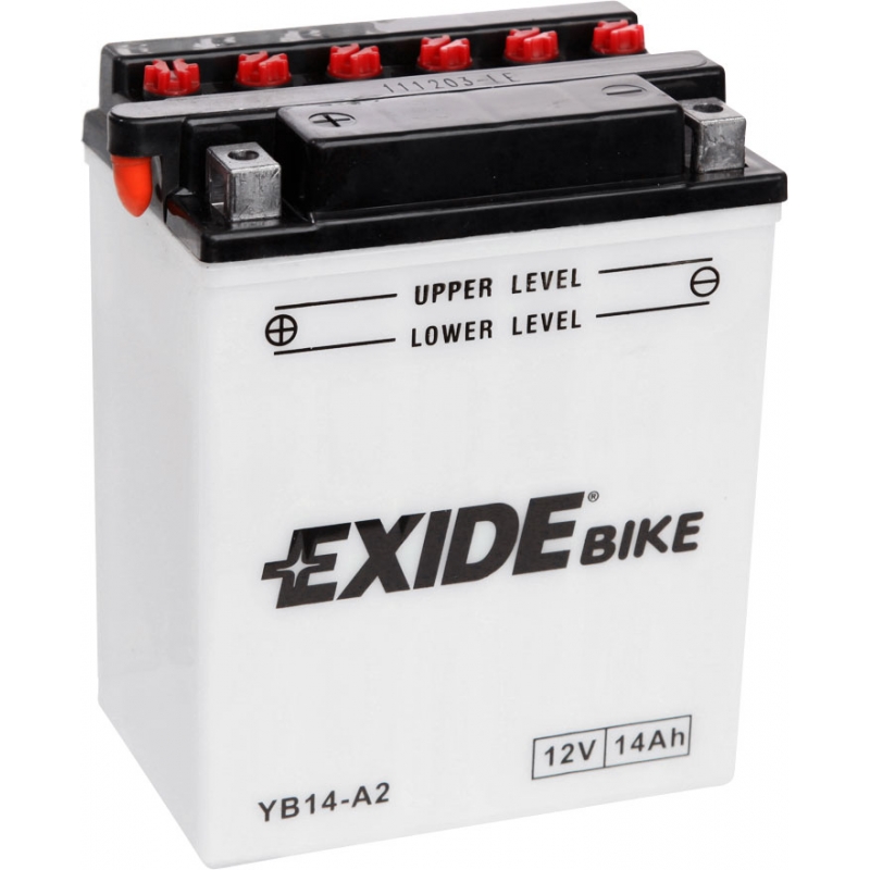 Аккумулятор EXIDE 14 Ач 145А П/П YB14-A2