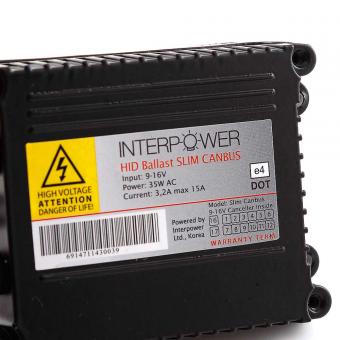 Блок розжига INTERPOWER CANBUS Slim 9-16V 35W с обманкой BI104418