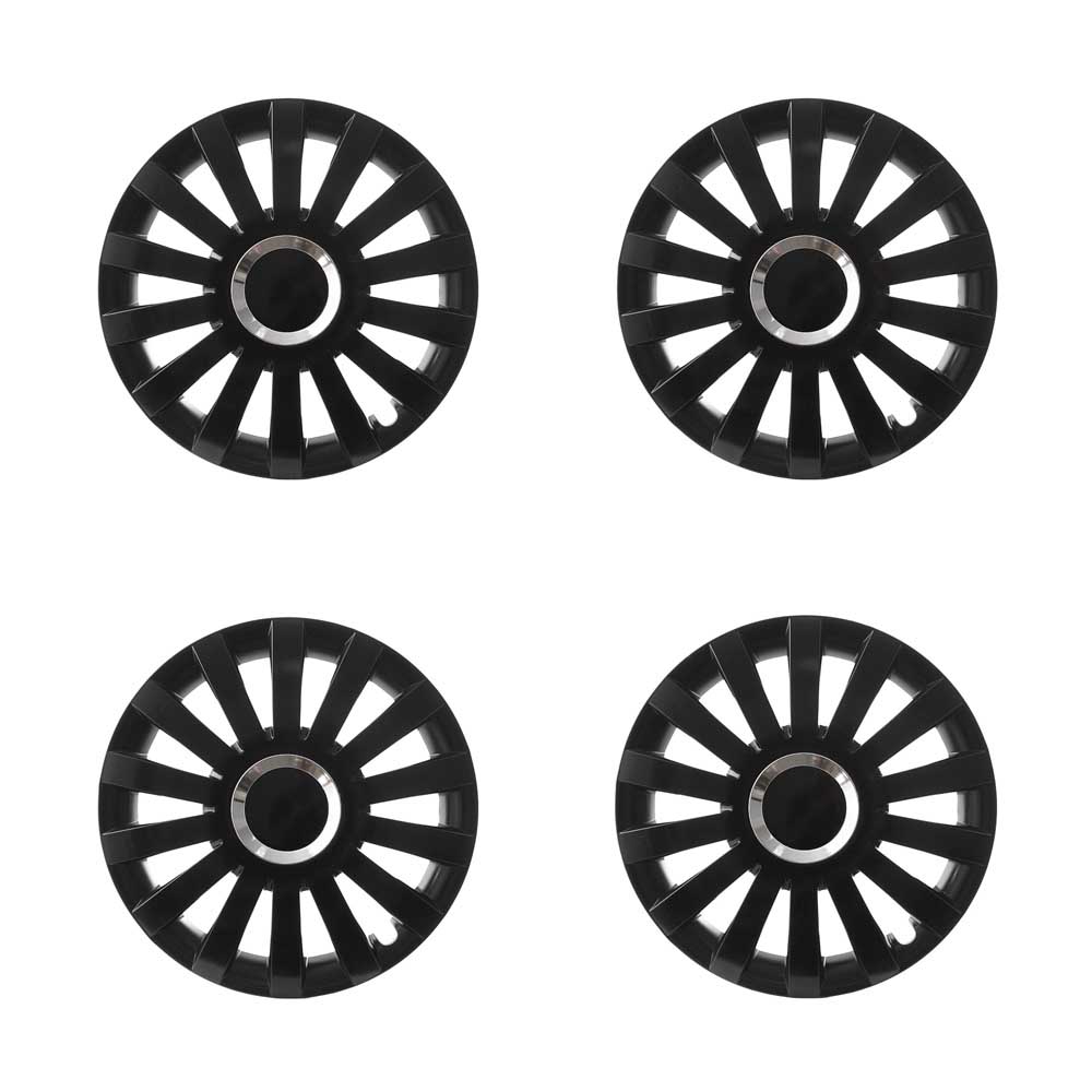 Колпаки на колеса DISCO SAIL BLACK CHROM декоративные R13 4 шт 710