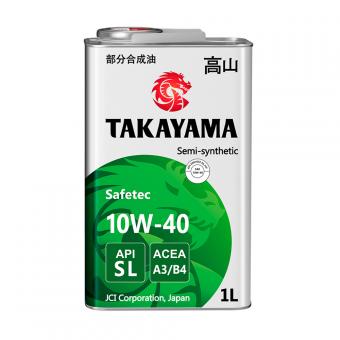 Масло моторное TAKAYAMA SAFETEC 10W40 полусинтетика 1 л 605590