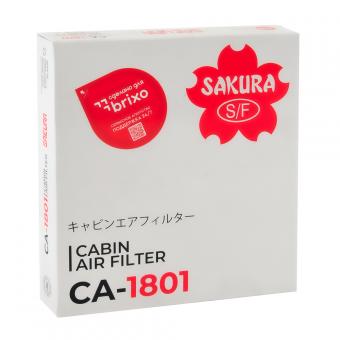 Фильтр салона SAKURA CA1801 угольный