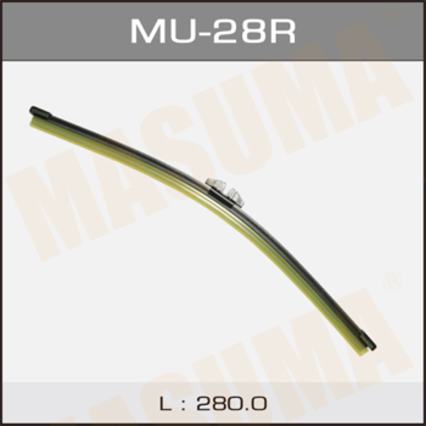 Щетка стеклоочистителя MASUMA MU28R задняя бескаркасная 280 мм
