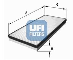 Фильтр салона UFI 5305200 угольный