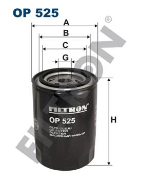 Фильтр масляный FILTRON OP525 купить недорого по цене 435 руб в ...