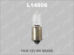 Лампа галогенная LYNX 12V H6W 6W L14806