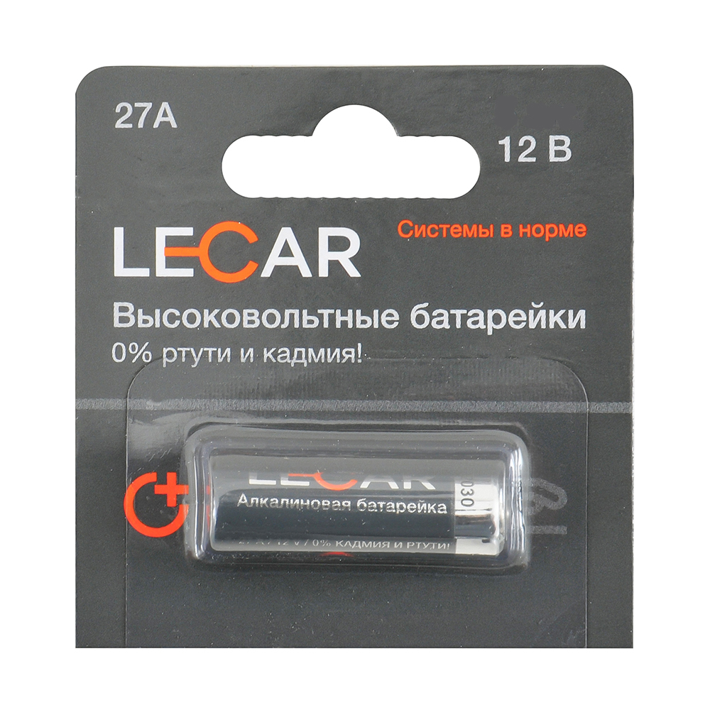 Батарейка LECAR 27A 1 шт LECAR000083106 купить недорого по цене 54 руб ...