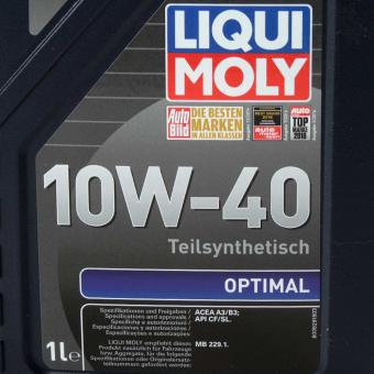 Масло моторное LIQUI MOLY OPTIMAL 10W40 полусинтетика 1 л 3929