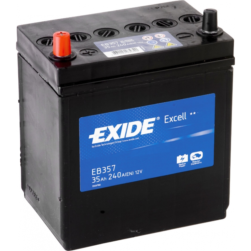 Аккумулятор EXIDE EXCELL 35 Ач 240А П/П EB357