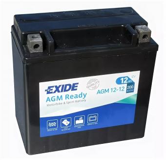 Аккумулятор EXIDE AGM 12 Ач 200А П/П AGM12-12