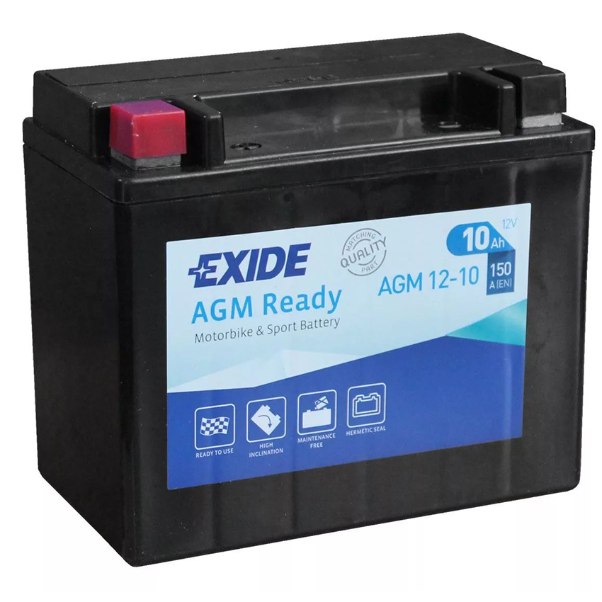 Аккумулятор EXIDE AGM 10 Ач 150А П/П AGM12-10