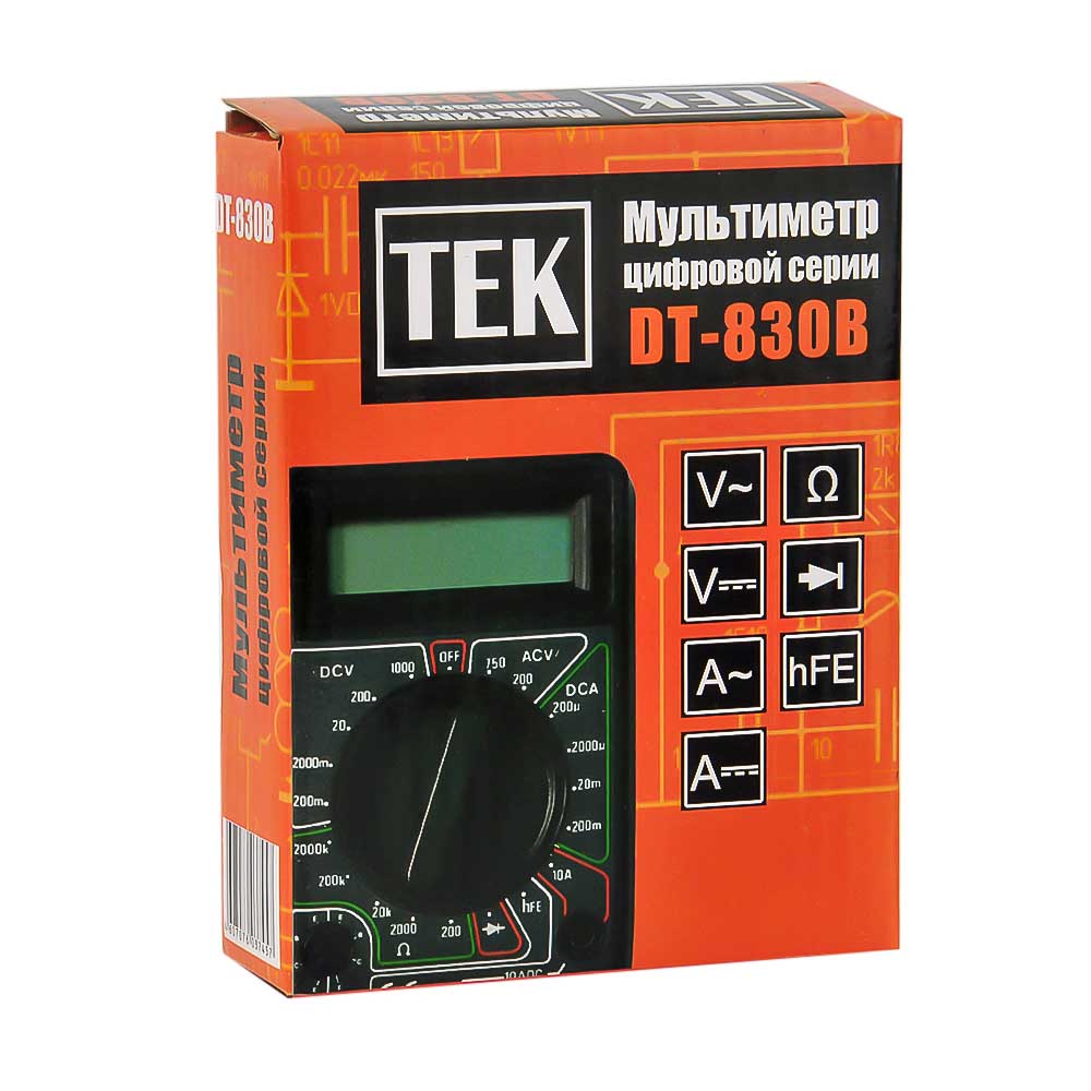 Мультиметр TEK DT-830B 61/10/218