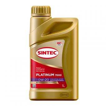 Масло моторное SINTEC PLATINUM 7000 0W-20 синтетика 1 л 801985