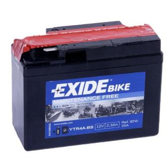 Аккумулятор EXIDE 2,3 Ач 35А  YTR4A-BS