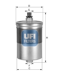Фильтр топливный UFI 3150500