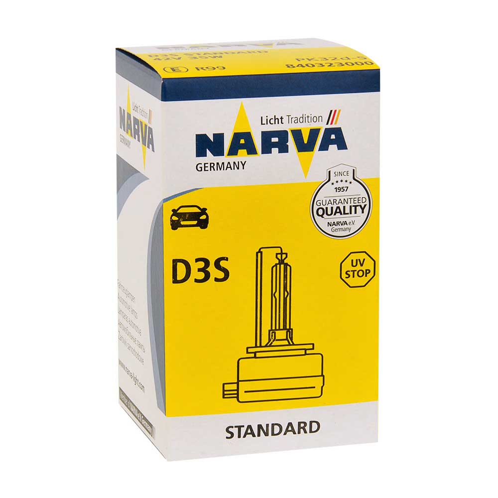 Лампа ксеноновая NARVA 4300K 12V D3S 35W 84032