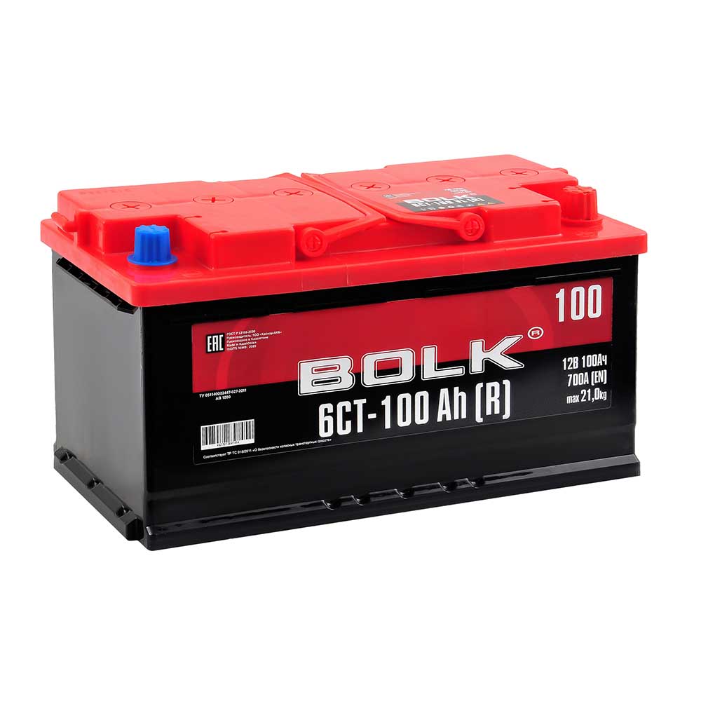 Аккумулятор BOLK 100 Ач 700A О/П AB 1000