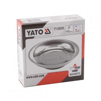 Магнитный поднос YATO круглый 110 мм YT-08295