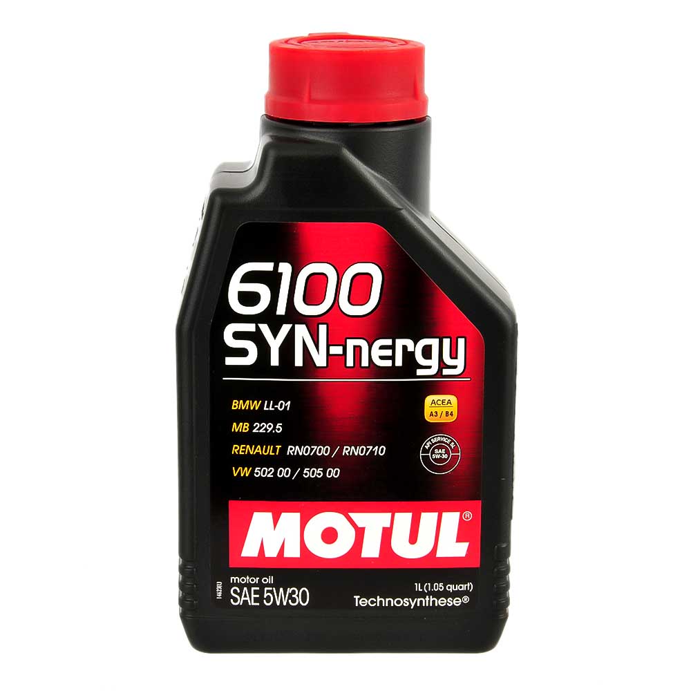 Масло моторное MOTUL 6100-SYN-NERGY 5W30 синтетика 1 л 107970