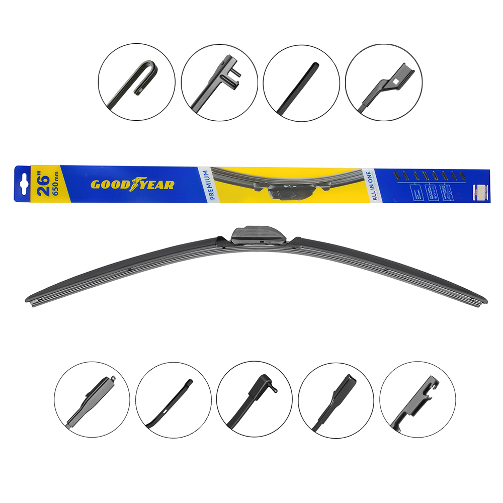 Щетка стеклоочистителя GOODYEAR PREMIUM GY000446 бескаркасная 650 мм ...