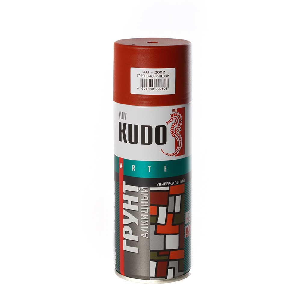 Грунт KUDO коричневый аэрозоль 520 мл KU-2002