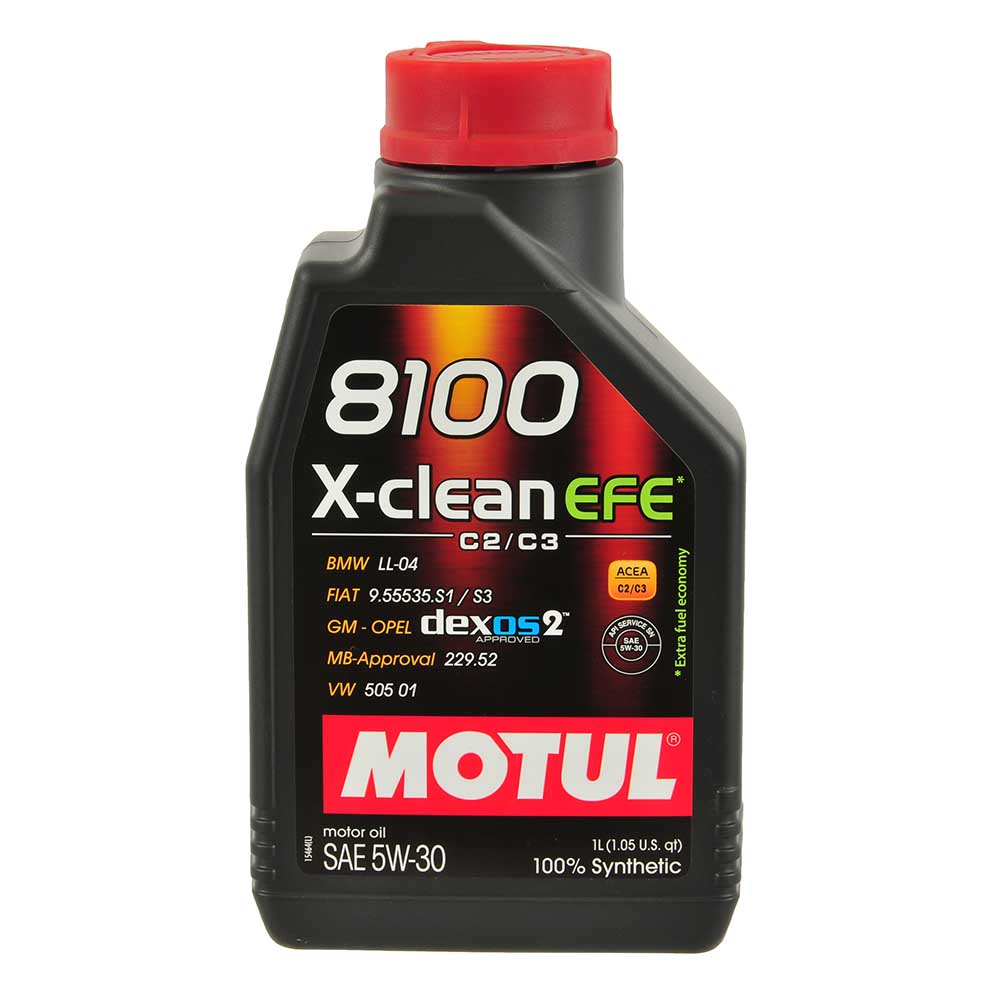 Масло моторное MOTUL 8100 X-CLEAN EFE 5W30 синтетика 1 л 109470