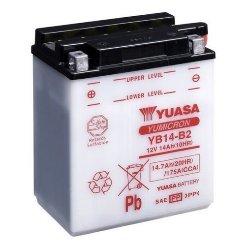Аккумулятор YUASA YUMICRON 14 Ач А П/П YB14B-2