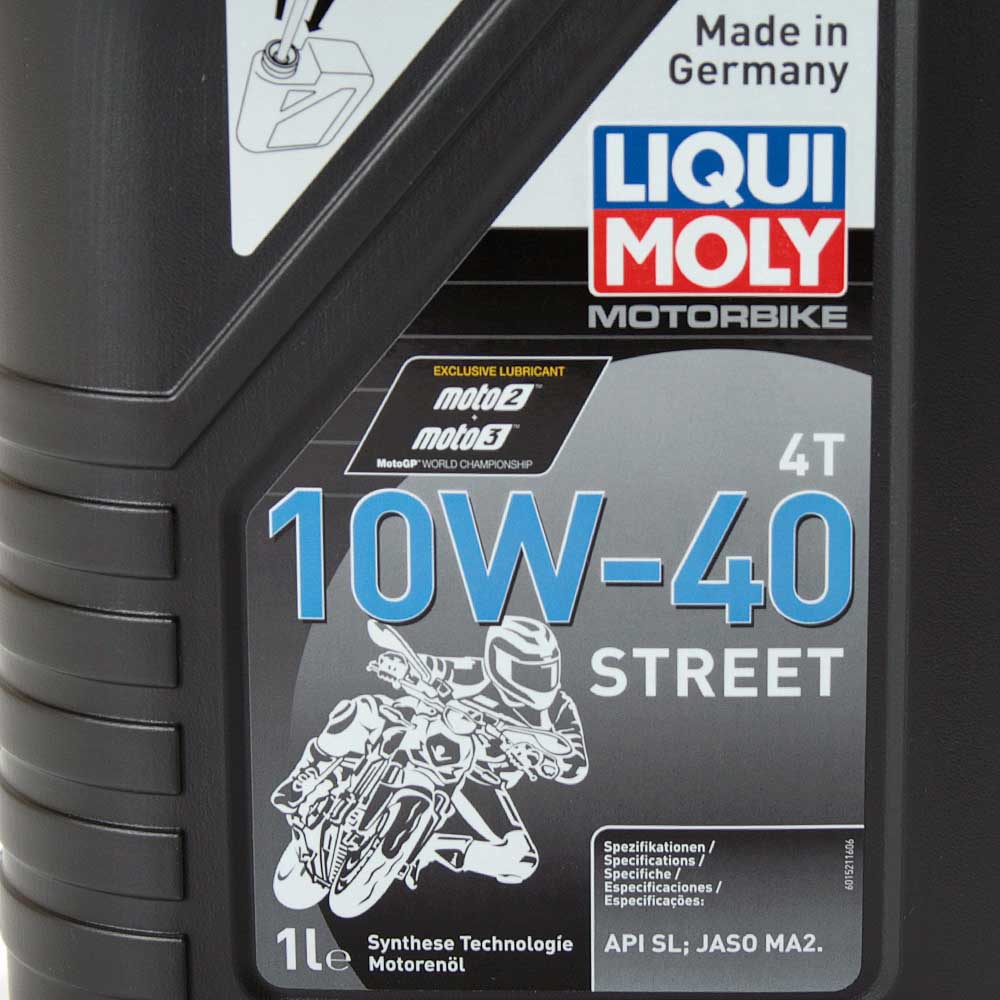 Масло для мототехники LIQUI MOLY STREET синтетика 4T 1 л 7609