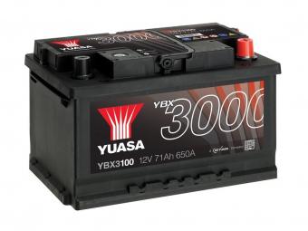 Аккумулятор YUASA 71 Ач 650А О/П YBX3100