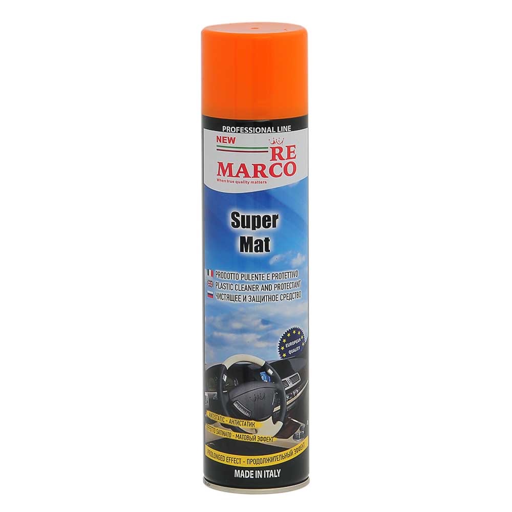 Полироль для пластика RE MARCO матовая бабл-гам 400 мл RM-414