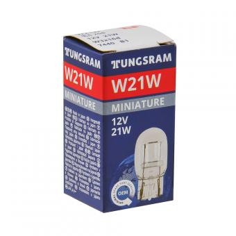 Лампа накаливания TUNGSRAM 12V W21W W3X6Q 7440 B1
