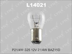 Лампа накаливания LYNX 12V P21/4W 21.4W L14021