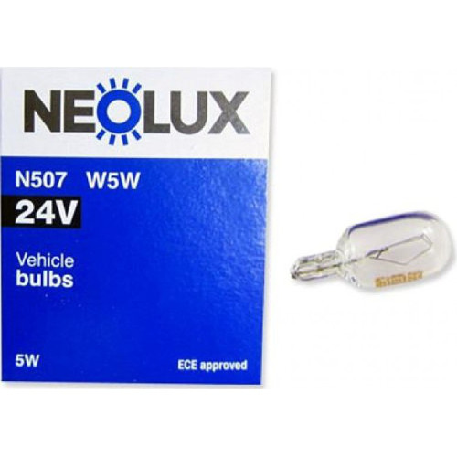 Лампа накаливания NEOLUX 24V W5W N507
