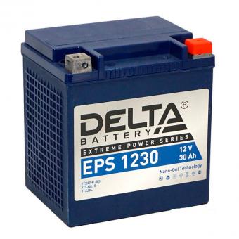 Аккумулятор DELTABATTERY EPS YTX30L-B, YTX30HL-BS, YTX30L 30 Ач 400А О/П EPS1230
