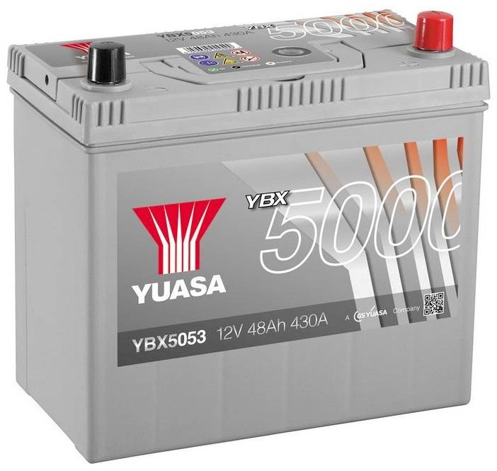 Аккумулятор YUASA 48 Ач 430А О/П YBX5053
