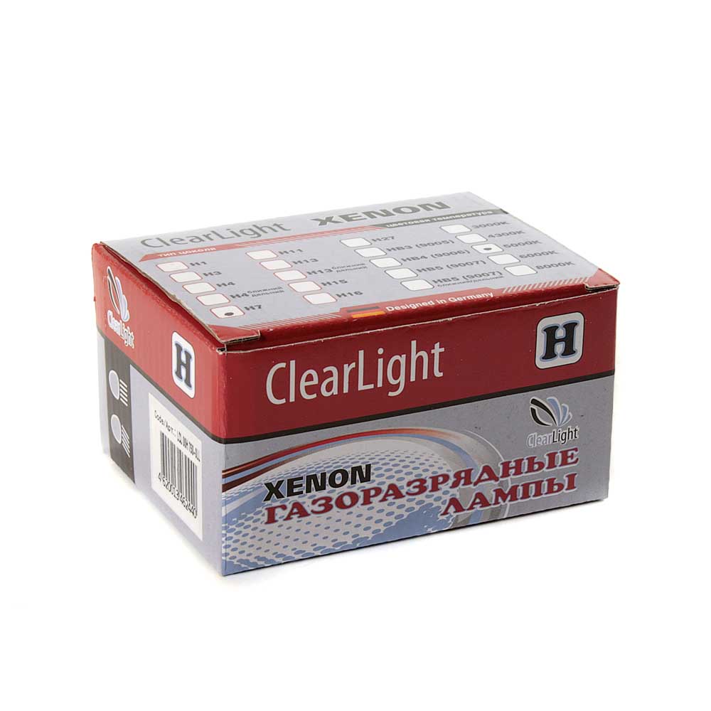 Лампа ксеноновая CLEARLIGHT 5000K 12V H7 35W 2 шт LDL 00H 750-0LL