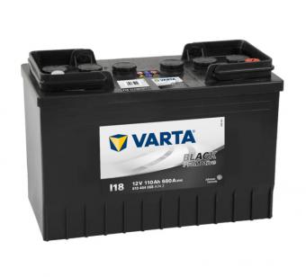 Аккумулятор VARTA PROMOTIVE BLACK I18 110 Ач 680А О/П 610404068