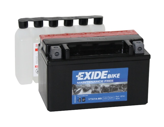 Аккумулятор EXIDE 6 Ач 90А П/П YTX7A-BS