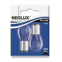Лампа накаливания NEOLUX 12V P21/5W 21.5W 2шт N380-02B