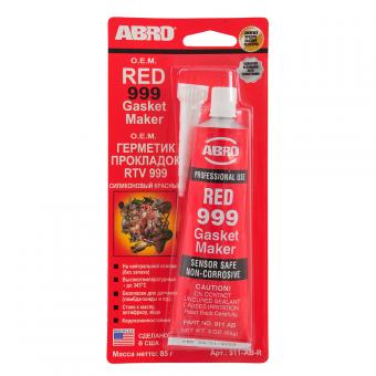 Герметик прокладок ABRO RED 999 силиконовый красный 85 гр 911-AB-R