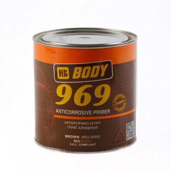 Грунт антикоррозийный BODY 969 коричневый 1 кг 9690900001