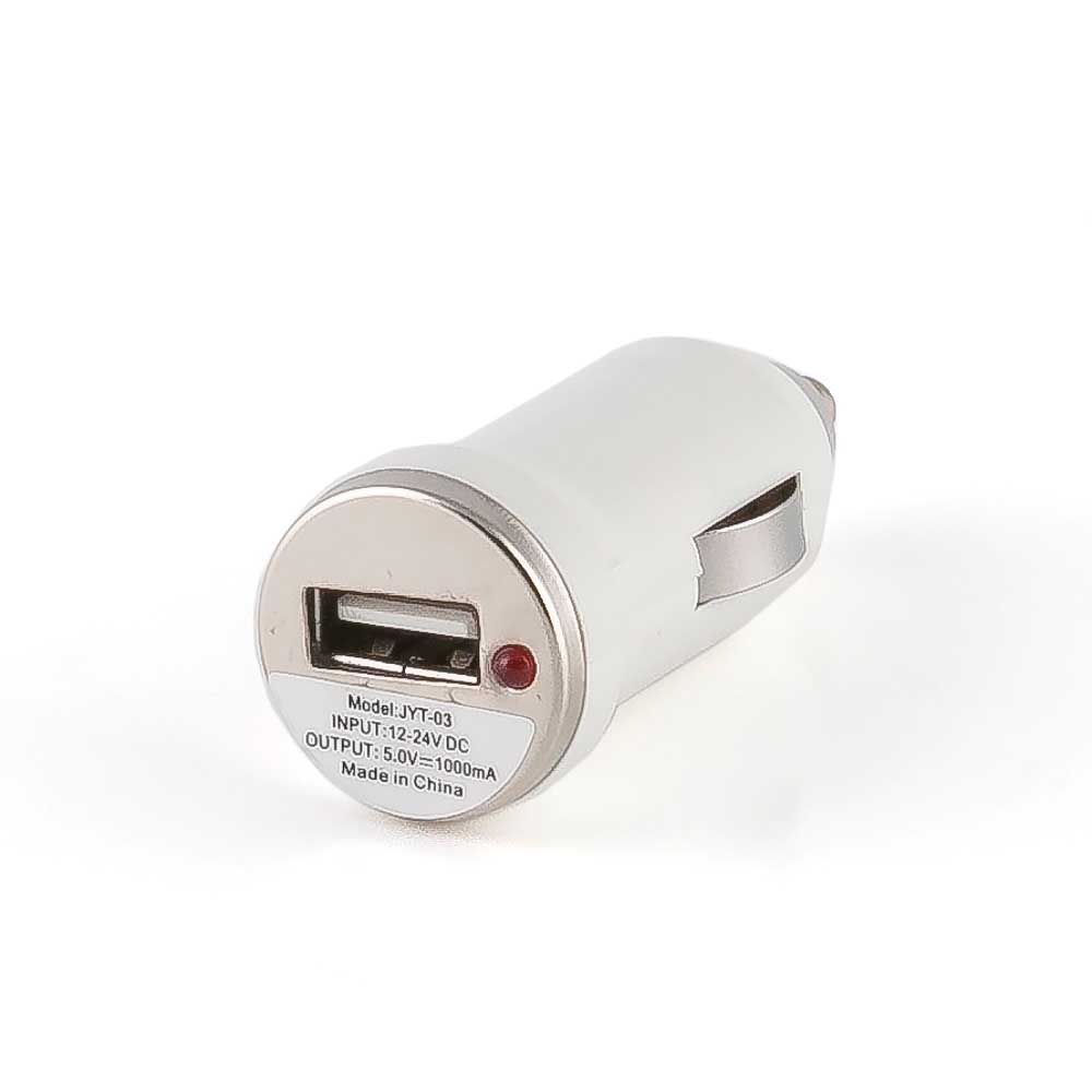 Автомобильное зарядное устройство PROLEGEND 12V 1 USB белый 1А PL9301 .