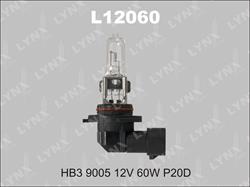 Лампа галогенная LYNX 12V HB3 60W L12060