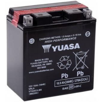 Аккумулятор YUASA HIGH PERFORMANCE 18 Ач А П/П YTX20CH-BS