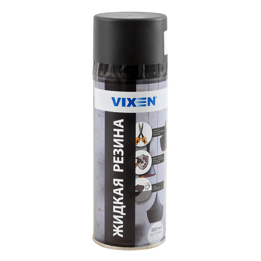 Жидкая резина VIXEN черный 520 мл VX90100