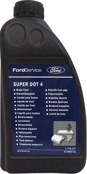 Жидкость тормозная FORD SUPER DOT-4 1 л 1776311