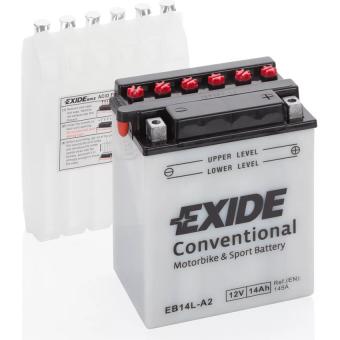 Аккумулятор EXIDE BIKE 14 Ач 145А О/П EB14L-A2