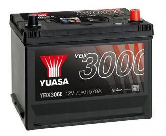 Аккумулятор YUASA 70 Ач 570А О/П YBX3068