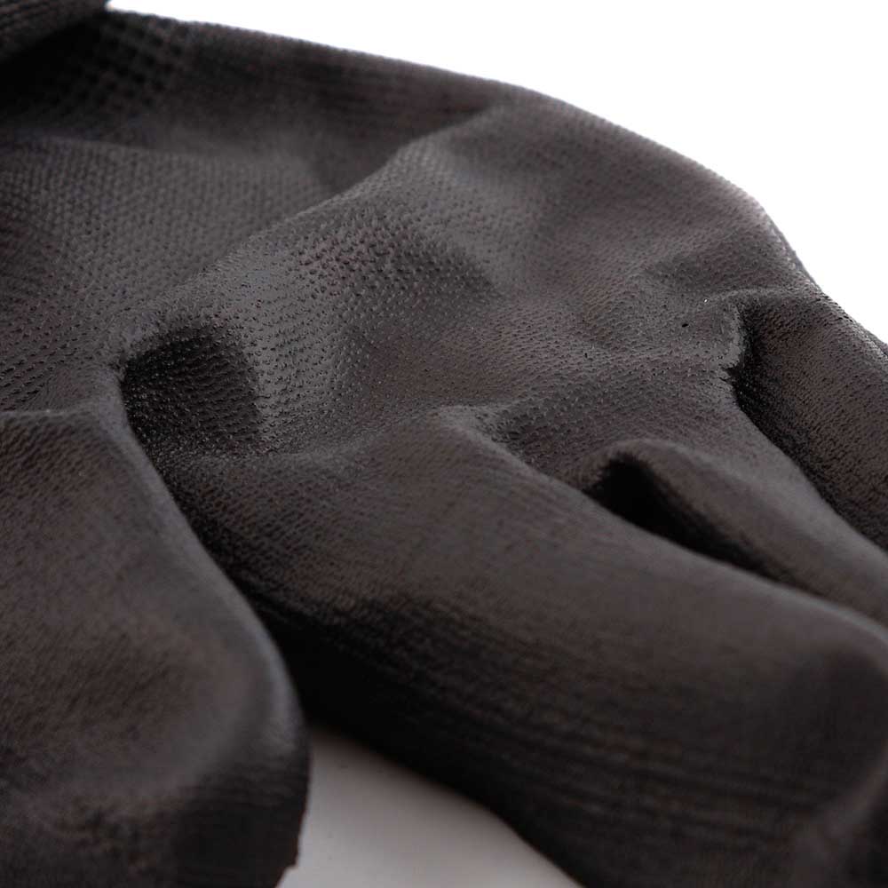 Перчатки UNITRAUM с полиуретановым покрытием черные размер 10 UN-P003-10
